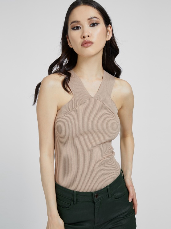 Bež Tank Pulover Guess