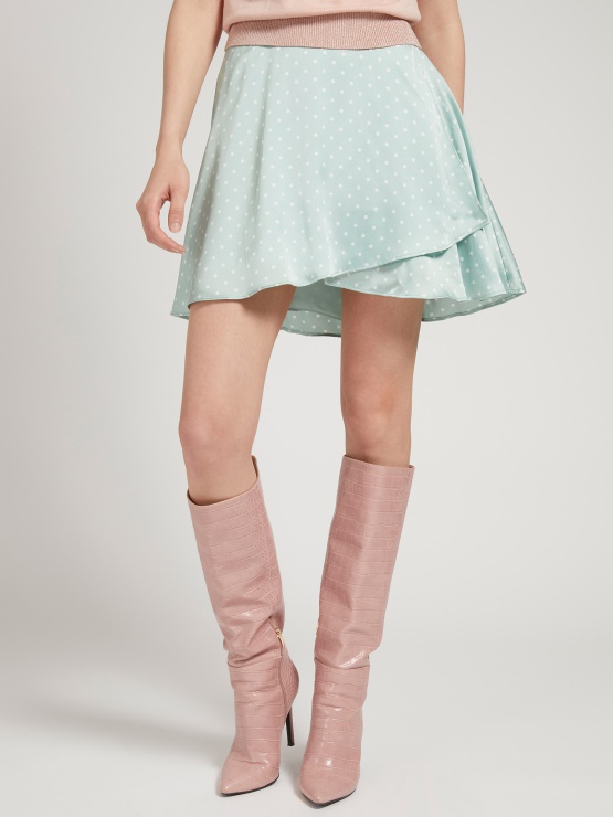 Guess Svetlo Modro Satenasto Krilo S Potiskom Pik