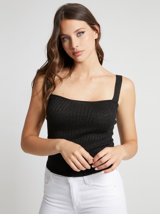 črn Tank Pulover Guess