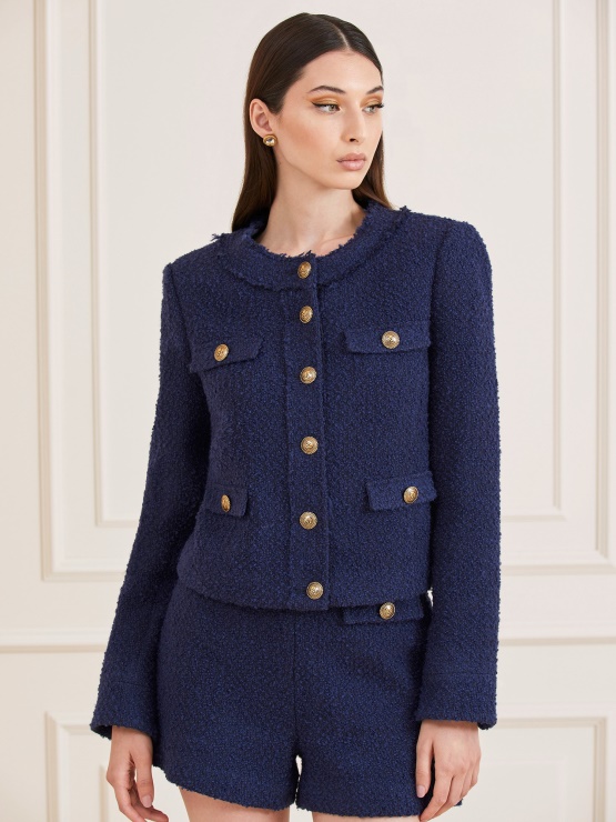 Blue Guess Blazer Iz Tvida Marciano