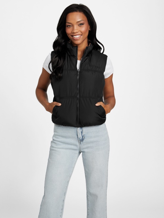 Jet Black Guess Eco Rane Reverzibilni Napihovalnik