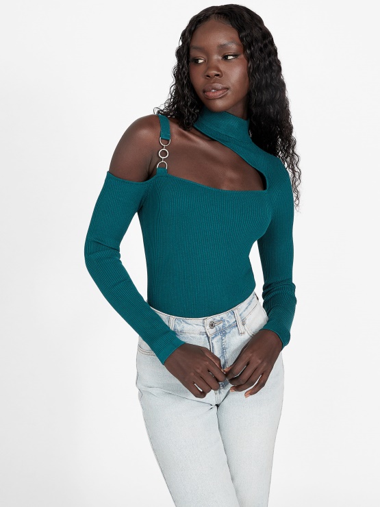 Ena Vrh Z Izrezom Regal Teal Guess