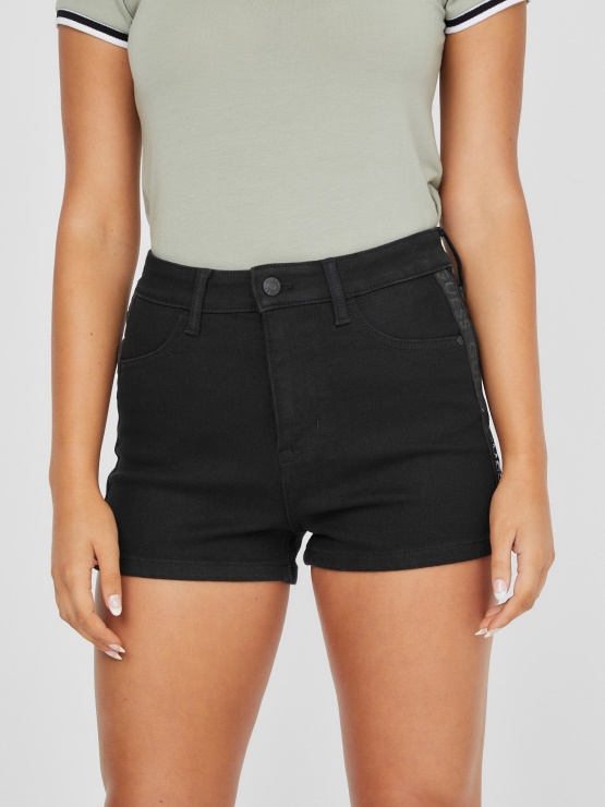 Eko Devin Logo Kratke Hlače črne Guess