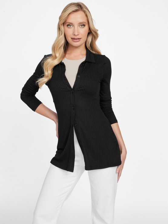 Eco Jannise Top Jet Black Guess
