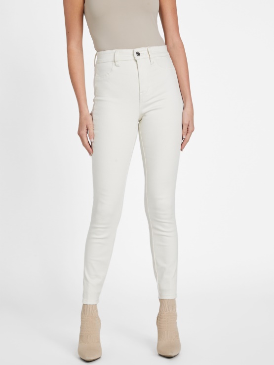 Dove White Eco Petra Skinny Jeans Guess