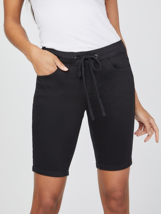 Cassia Jogger Midi Kratke Hlače Guess Black