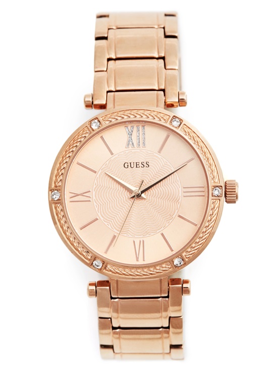 Analogna Ura Brez Barve Rožnatega Zlata