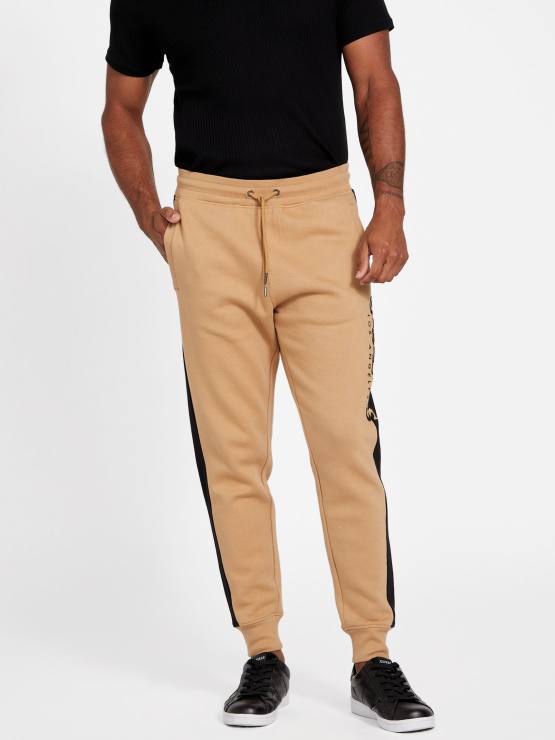 Eko Marcus Logo Joggers Toast Taupe Guess