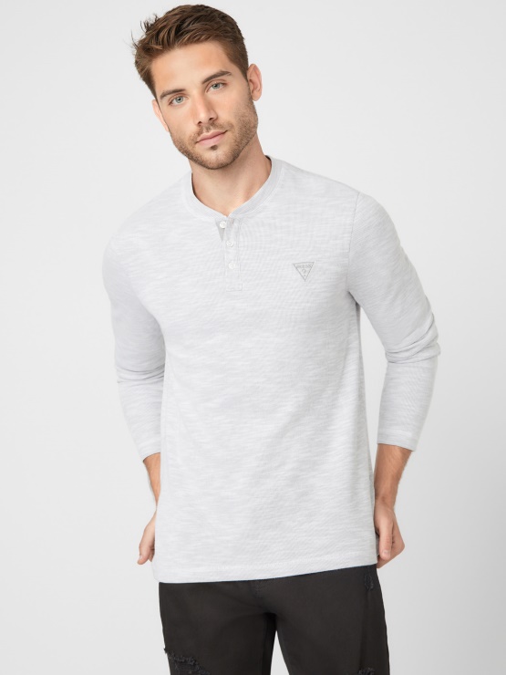 Dunston Henley Pure White Guess