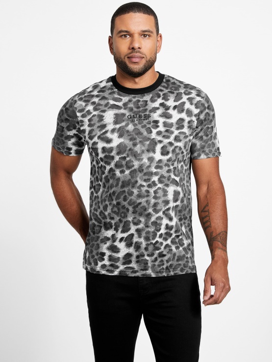 Abello Leopard Tee Guess čisto Bela