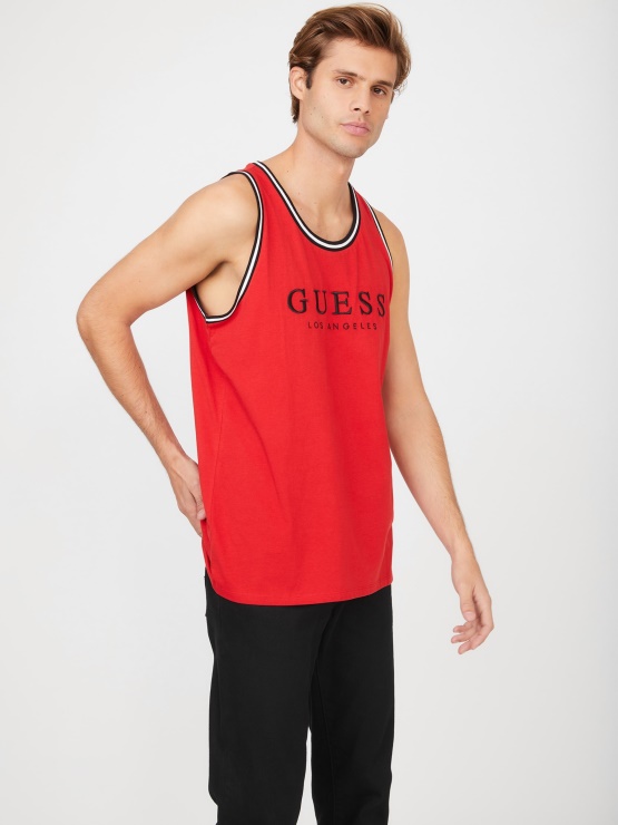 Nichols Izvezen Logotip Tank Rugby Red Guess