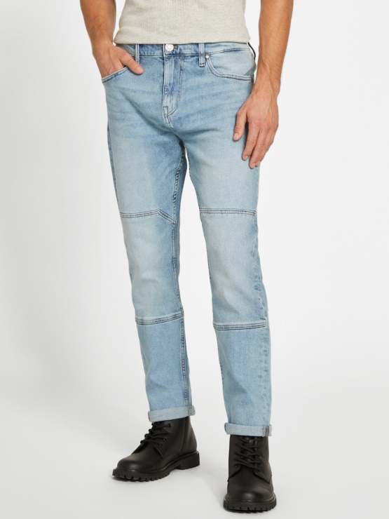 Guess Joey Jean Ravne Kavbojke Svetle Prane