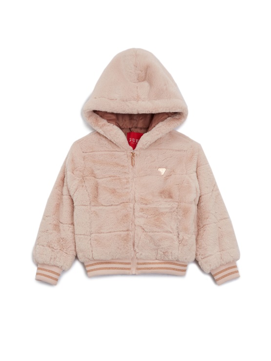 Jakna S Kapuco Iz Umetnega Krzna (2-6) Rose Guess