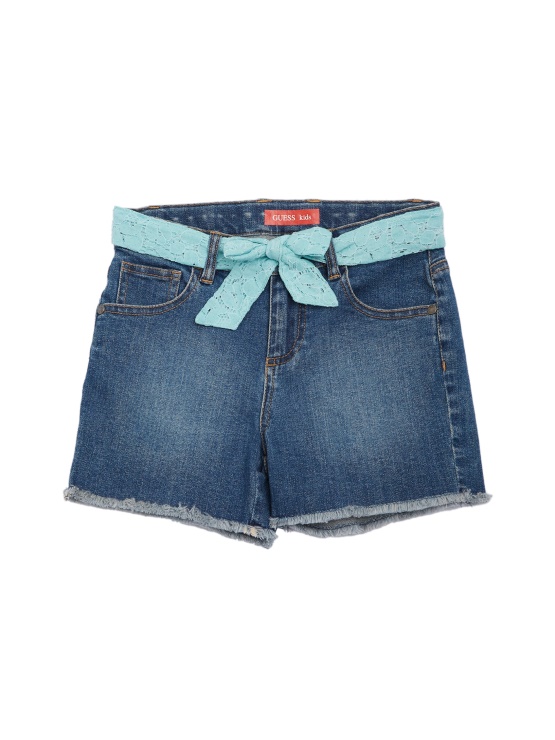 Dani Odrezane Kratke Hlače (7-14) Temno Pranje Guess
