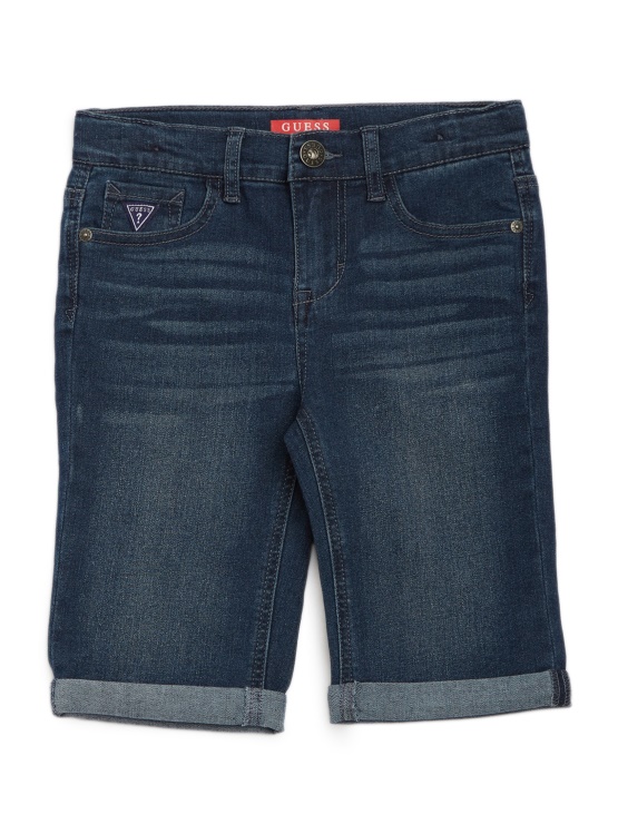 Kratke Hlače Iz Džinsa Luke Roll Cuff (7-18) Guess Temno Prane