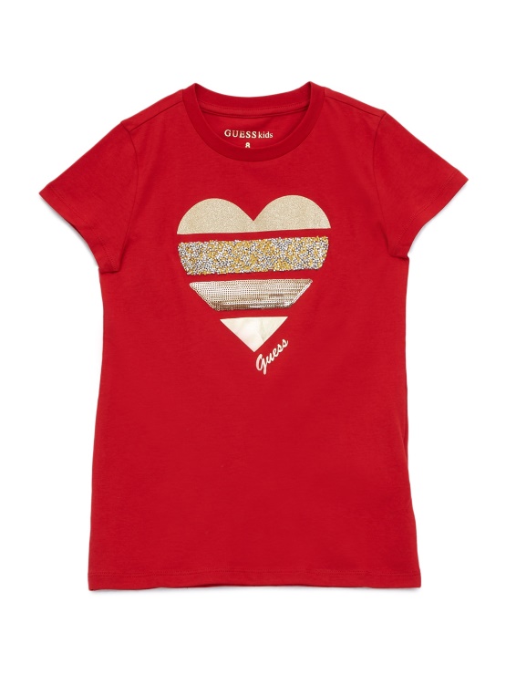 Crush Tee (7-14) Rugby Red Guess