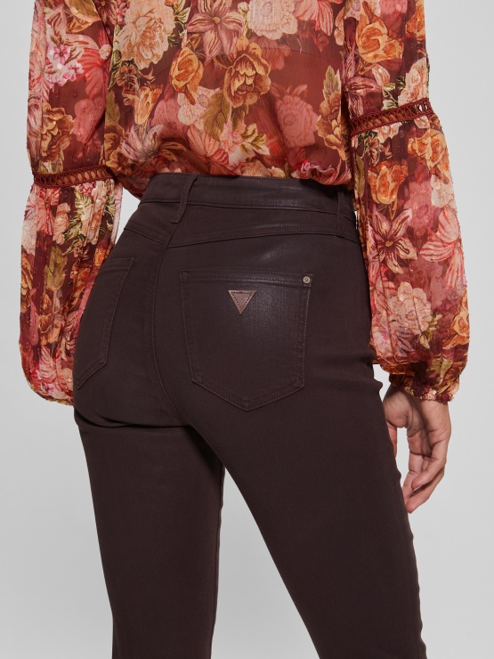 Bogato Rjave Ozke Kavbojke S Prevleko Multi Guess 1981