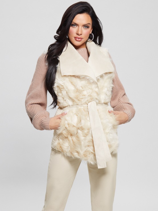 Dvostranski Nami Brezrokavnik Pearl Oyster Guess