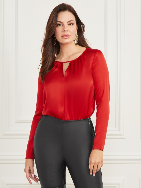 Guess Jenni Bodi Rdeče Vroče