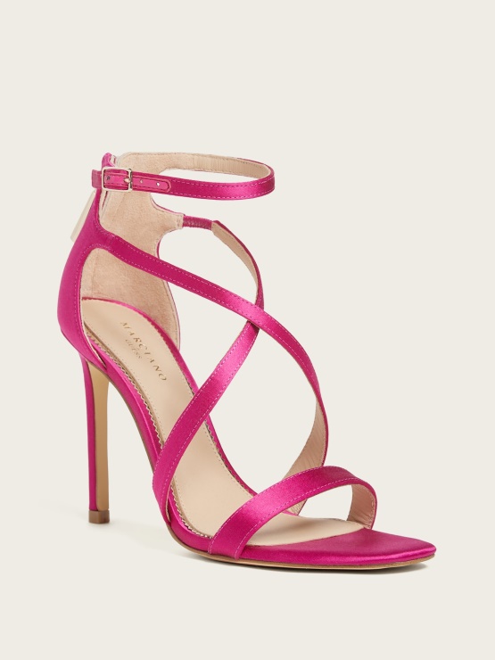 Satenasta Peta S Trakovi Guess Temno Roza