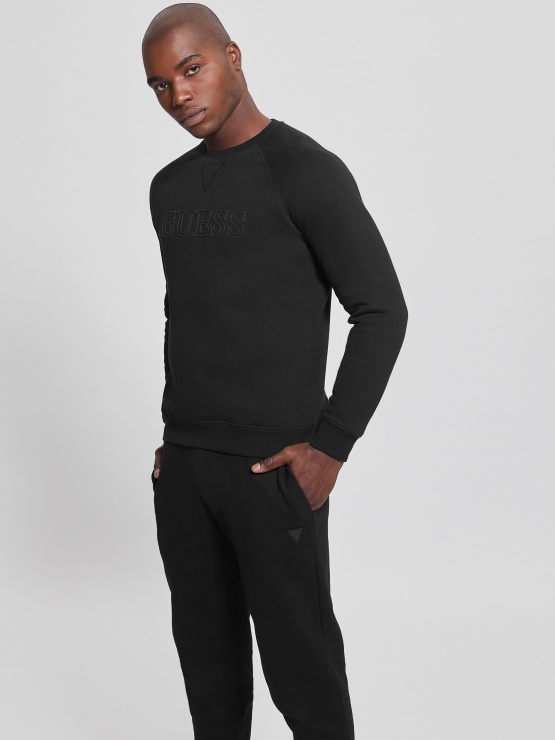 Jet Black Eco Aldwin Logo Jopica Guess