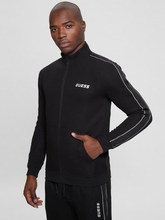 Guess Eko Mickey Jopica Z Zadrgo Jet Black