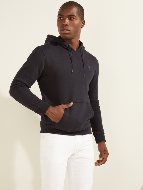 Eko Aldwin Pulover S Kapuco Deep Marine Guess