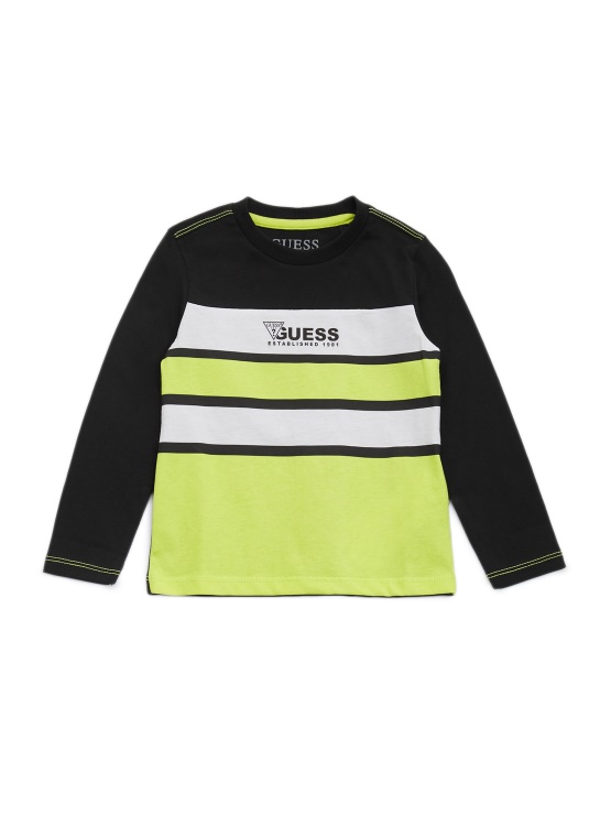 črtasta Majica (2-7) Previdno Rumena Guess