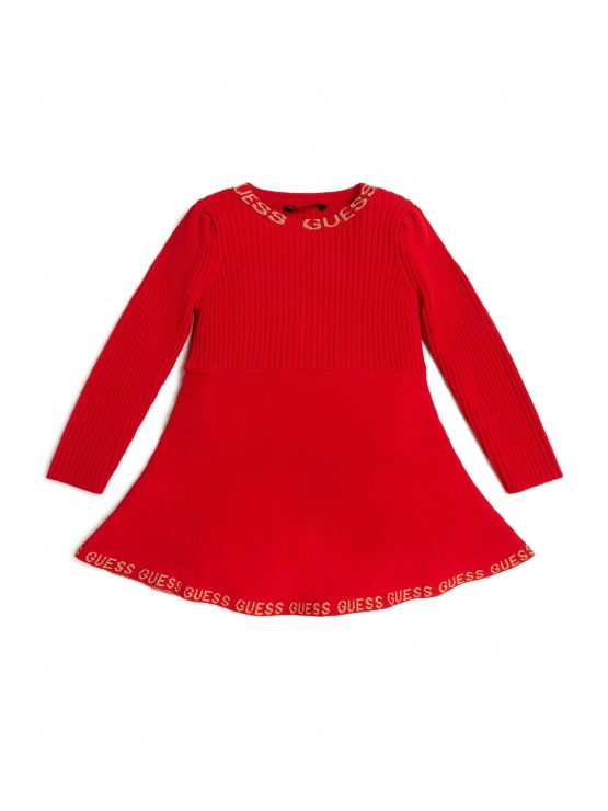 Guess Briljantna Midi Obleka S Pažljajočimi Jagodami (2-7)