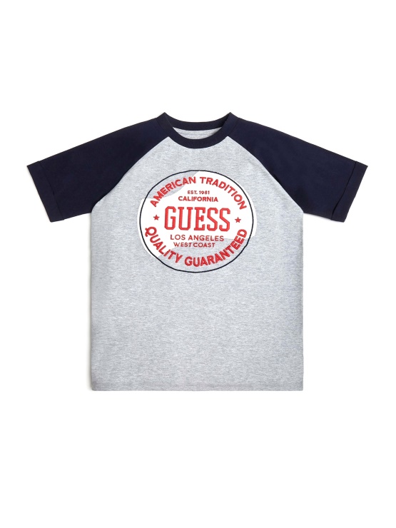 Guess Light Stone Heather Raglan Majica (7-14)
