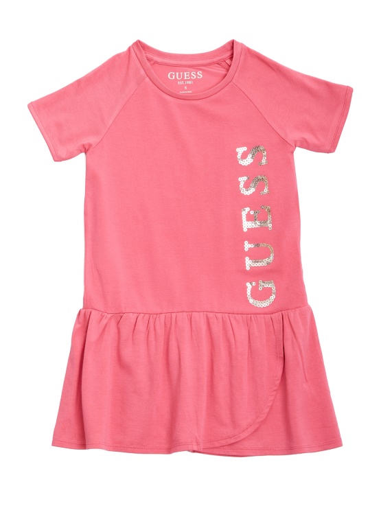 Guess Obleka Z Logotipom Z Bleščicami (2-7) Ravage Whisker/modra